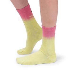 Calcetines On Cloud All-Day Hombre Pink / Yellow | UY_ON8534