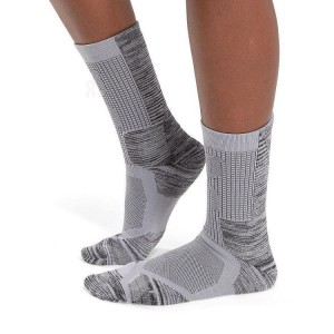 Calcetines On Cloud Explorer Merino Mujer Grey | UY_ON8201