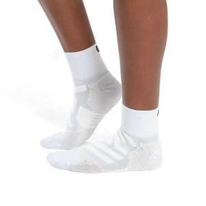 Calcetines On Cloud Performance Mid Hombre White | UY_ON8469