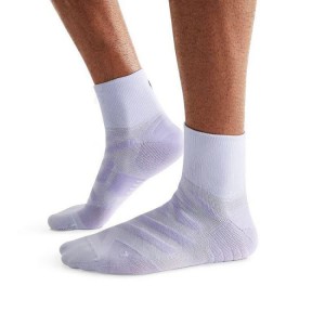 Calcetines On Cloud Performance Mid Mujer Light Purple | UY_ON8435