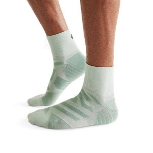 Calcetines On Cloud Performance Mid Mujer Green | UY_ON8856