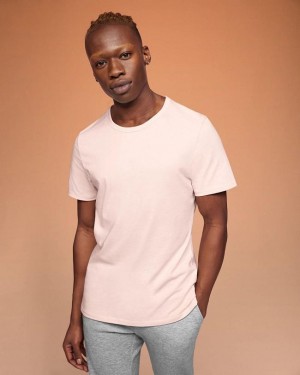 Camiseta On Cloud On-T Hombre Rose | UY_ON8936