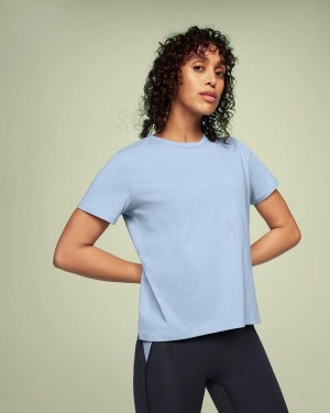 Camiseta On Cloud On-T Mujer Blue | UY_ON8453