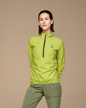 Chaquetas On Cloud Waterproof Anorak Mujer Green | UY_ON8564