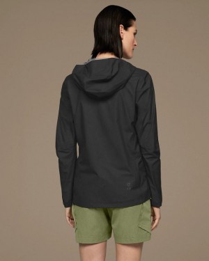 Chaquetas On Cloud Waterproof Anorak Mujer Black | UY_ON8432