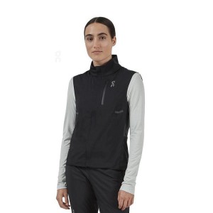 Chaquetas On Cloud Weather Vest Mujer Black | UY_ON9163