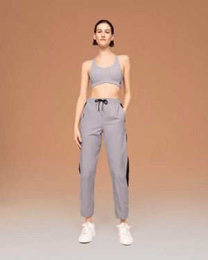 Pantalones On Cloud Track Mujer Grey | UY_ON8265