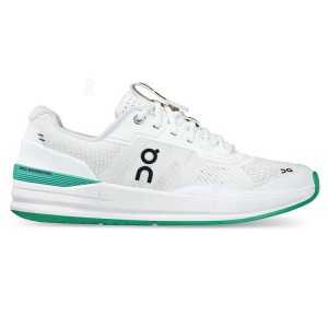 Tenis On Cloud THE ROGER Pro Hombre White / Turquoise | UY_ON8376