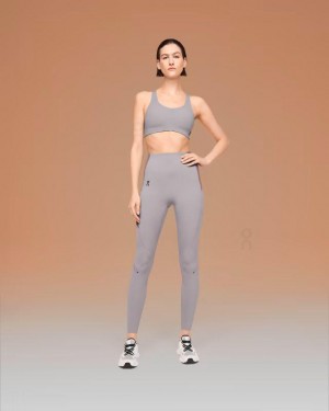 Top Deportivo On Cloud Active Mujer Grey | UY_ON8042