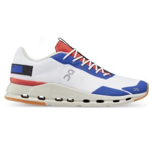 Zapatillas On Cloud Cloudnova Form Mujer White / Blue | UY_ON8774