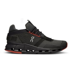 Zapatillas On Cloud Cloudnova Hombre Black / Orange | UY_ON8308