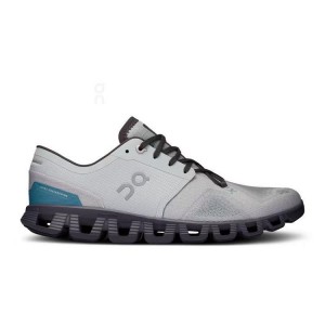 Zapatillas Running On Cloud Cloud X 3 Hombre Grey / Blue | UY_ON8743