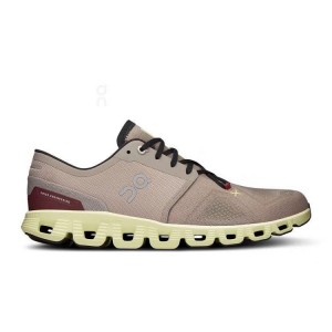 Zapatillas Running On Cloud Cloud X 3 Hombre Brown | UY_ON8142