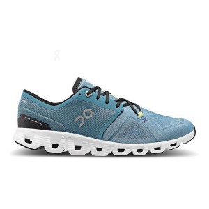 Zapatillas Running On Cloud Cloud X 3 Hombre Blue | UY_ON8902