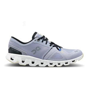 Zapatillas Running On Cloud Cloud X 3 Mujer Light Blue | UY_ON8731