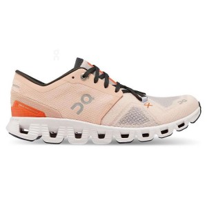 Zapatillas Running On Cloud Cloud X 3 Mujer Rose | UY_ON9052