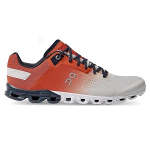 Zapatillas Running On Cloud Cloudflow Hombre Red / Silver | UY_ON8964