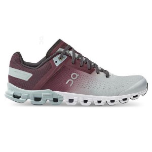 Zapatillas Running On Cloud Cloudflow Mujer Burgundy | UY_ON8769