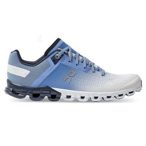 Zapatillas Running On Cloud Cloudflow Mujer White / Blue | UY_ON8708