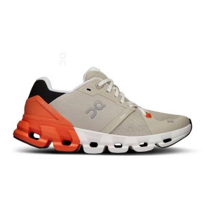 Zapatillas Running On Cloud Cloudflyer 4 Mujer Beige / Orange | UY_ON8020