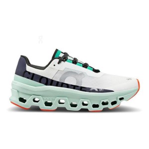 Zapatillas Running On Cloud Cloudmonster Mujer Turquoise / White | UY_ON8345