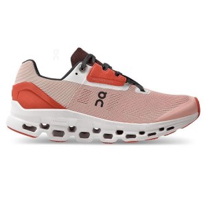 Zapatillas Running On Cloud Cloudstratus Mujer Rose | UY_ON8221