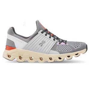 Zapatillas Running On Cloud Cloudswift Mujer Grey / Beige | UY_ON8932