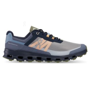 Zapatillas Trail Running On Cloud Cloudvista Hombre Grey / Olive | UY_ON8242