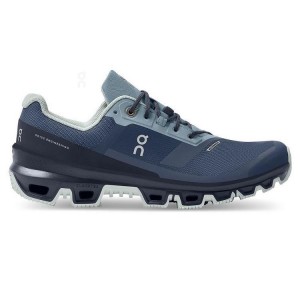 Zapatillas Trail Running On Cloud Cloudventure Waterproof Mujer Navy | UY_ON8193