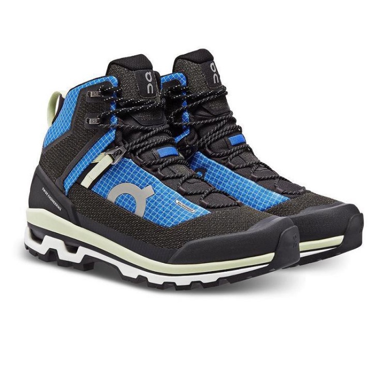 Botas Trekking On Cloud Cloudalpine Waterproof Hombre Black / Blue | UY_ON9013