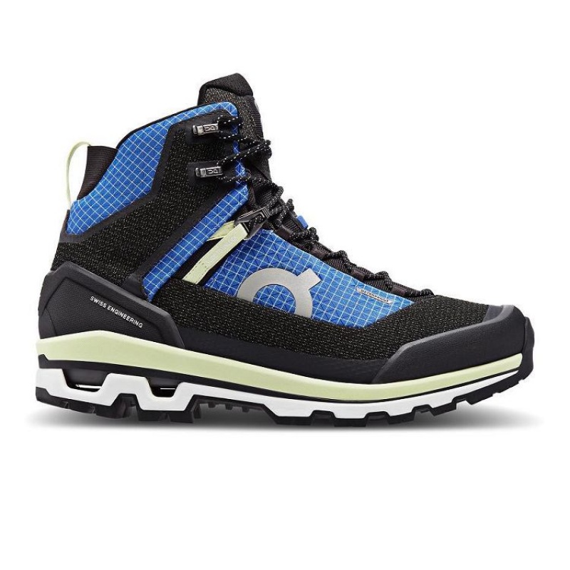 Botas Trekking On Cloud Cloudalpine Waterproof Hombre Black / Blue | UY_ON9013