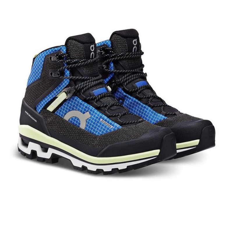 Botas Trekking On Cloud Cloudalpine Waterproof Mujer Black / Blue | UY_ON8988