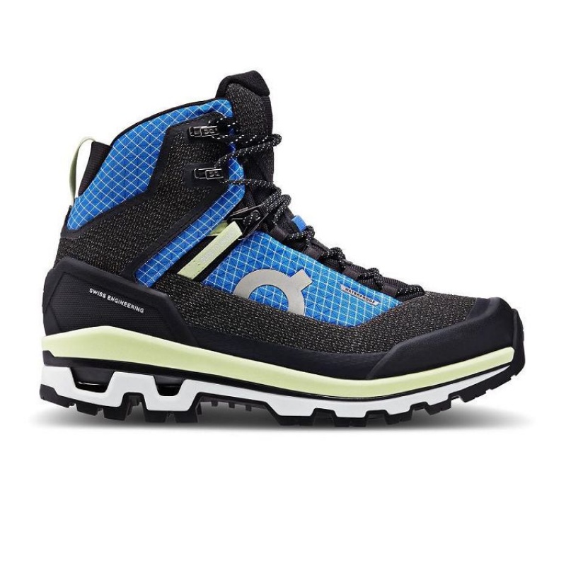 Botas Trekking On Cloud Cloudalpine Waterproof Mujer Black / Blue | UY_ON8988