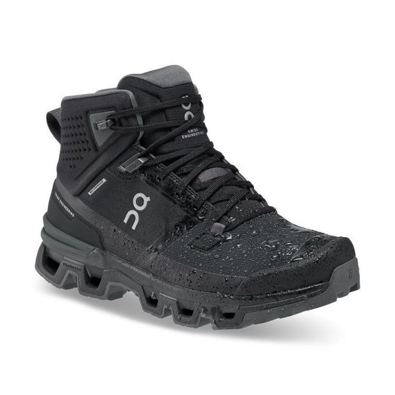 Botas Trekking On Cloud Cloudrock 2 Waterproof Mujer Black | UY_ON1167