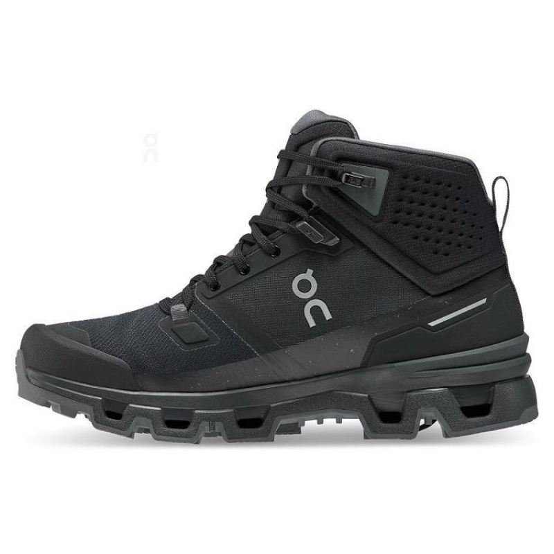 Botas Trekking On Cloud Cloudrock 2 Waterproof Mujer Black | UY_ON1167