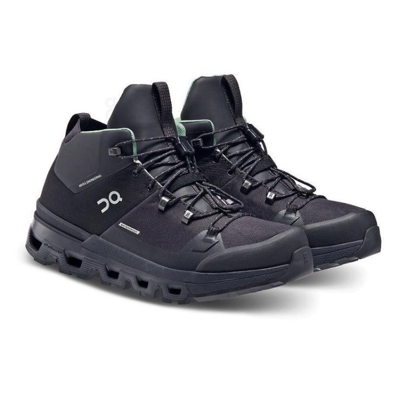 Botas Trekking On Cloud Cloudtrax Waterproof Mujer Black | UY_ON8668