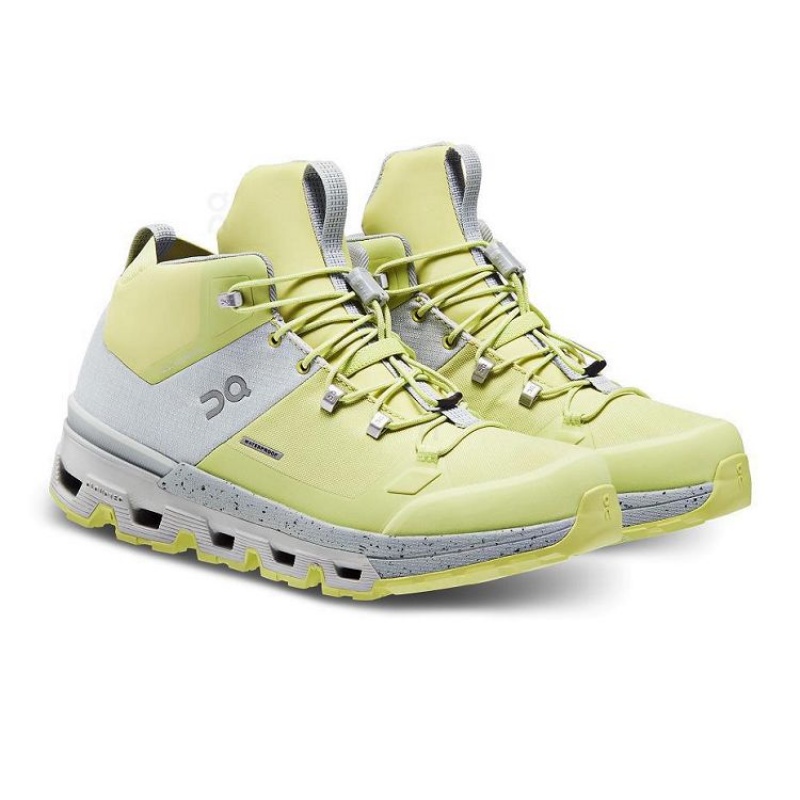 Botas Trekking On Cloud Cloudtrax Waterproof Mujer Yellow | UY_ON8467