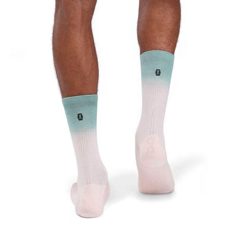 Calcetines On Cloud All-Day Hombre Pink / Green | UY_ON9050