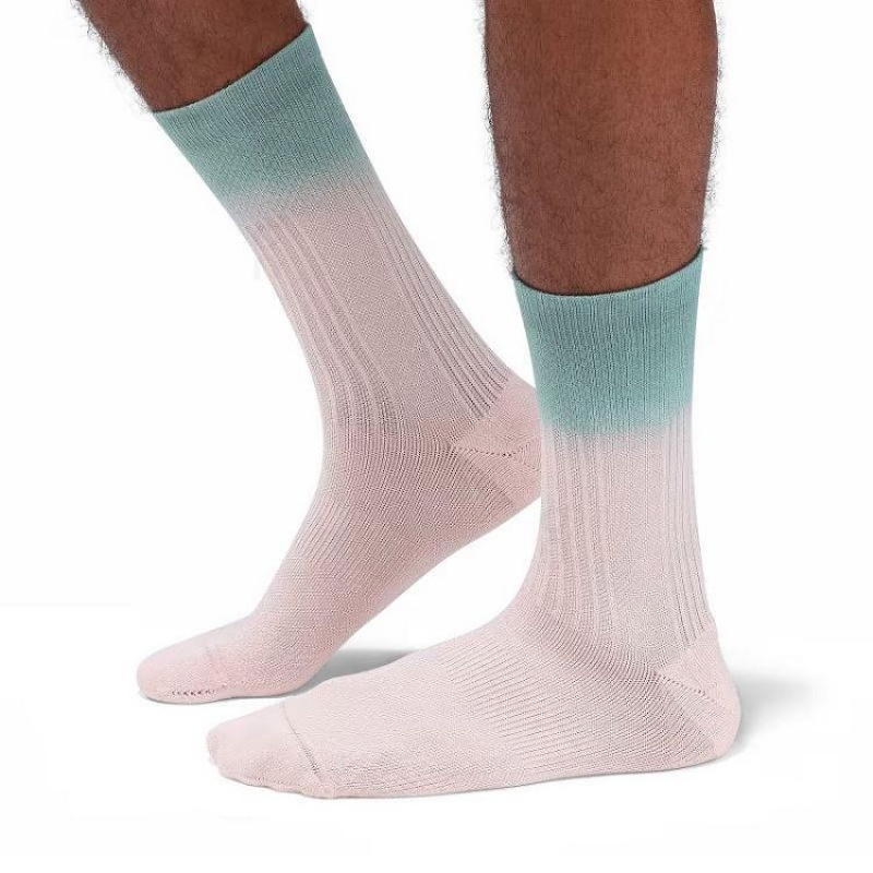 Calcetines On Cloud All-Day Hombre Pink / Green | UY_ON9050