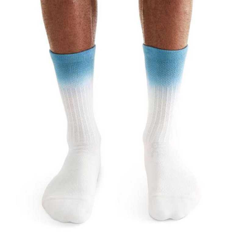 Calcetines On Cloud All-Day Hombre White / Azure | UY_ON8075