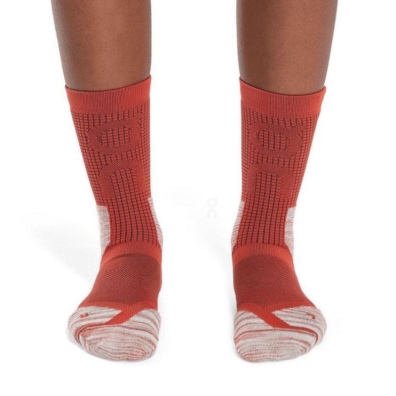 Calcetines On Cloud Explorer Merino Hombre Orange | UY_ON8911