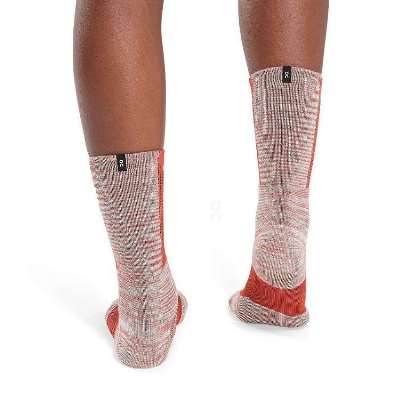 Calcetines On Cloud Explorer Merino Mujer Orange | UY_ON8329