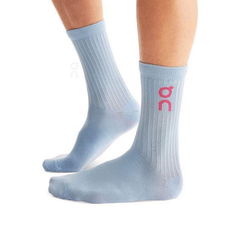 Calcetines On Cloud Logo 3-Pack Hombre Blue / White / Yellow | UY_ON8781