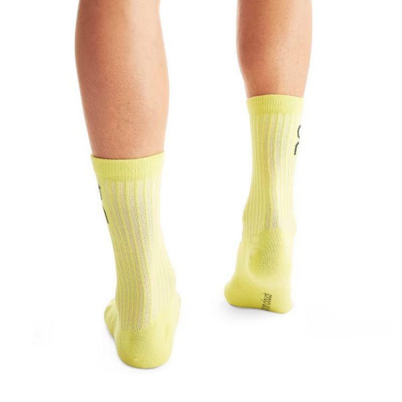 Calcetines On Cloud Logo 3-Pack Hombre Blue / White / Yellow | UY_ON8781