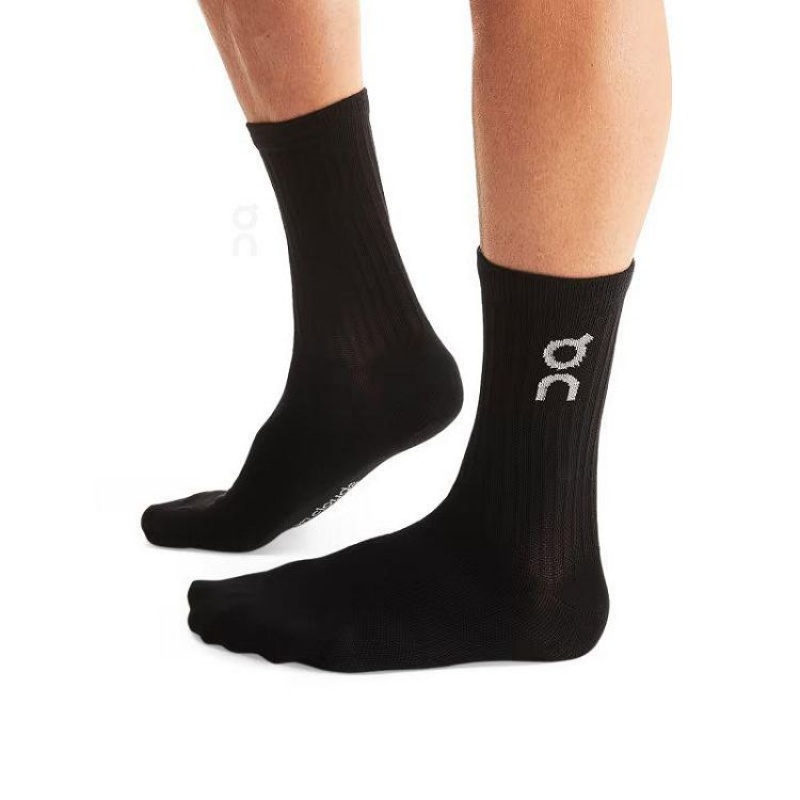 Calcetines On Cloud Logo 3-Pack Hombre Black | UY_ON8051