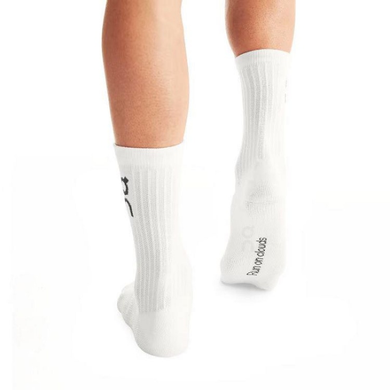 Calcetines On Cloud Logo 3-Pack Hombre White | UY_ON8147