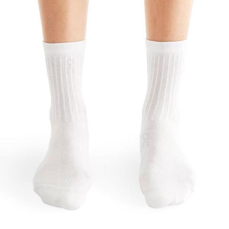 Calcetines On Cloud Logo 3-Pack Hombre White | UY_ON8147