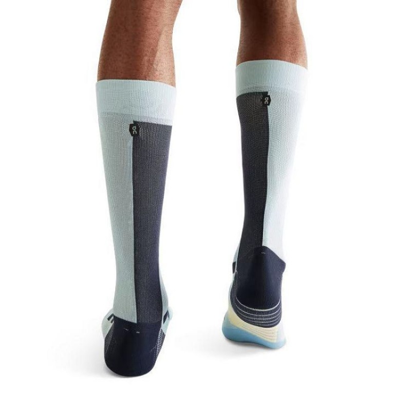 Calcetines On Cloud Performance High Hombre Blue | UY_ON8666