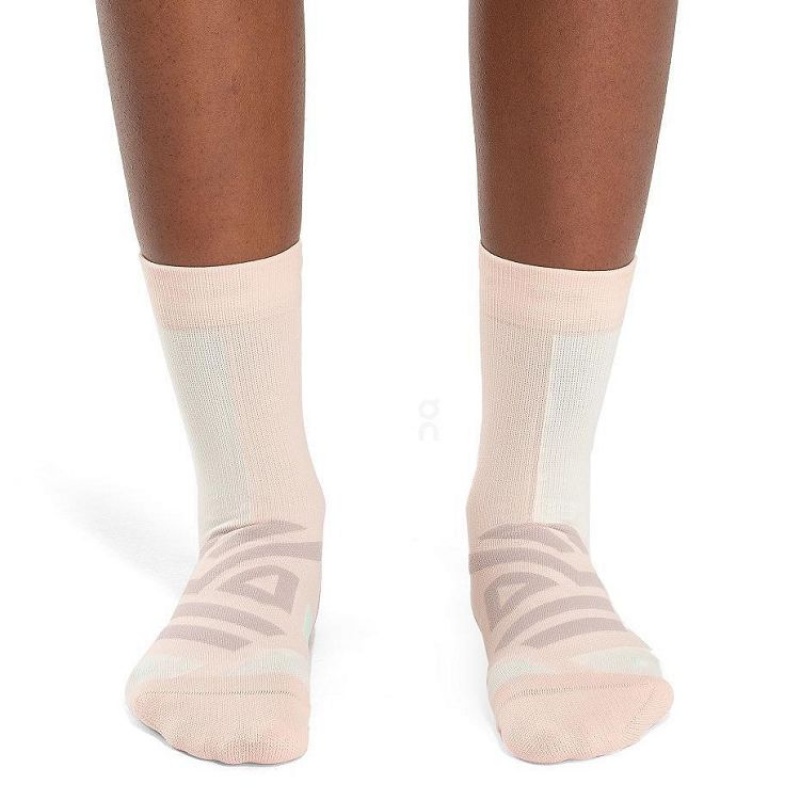 Calcetines On Cloud Performance High Hombre Rose | UY_ON8895