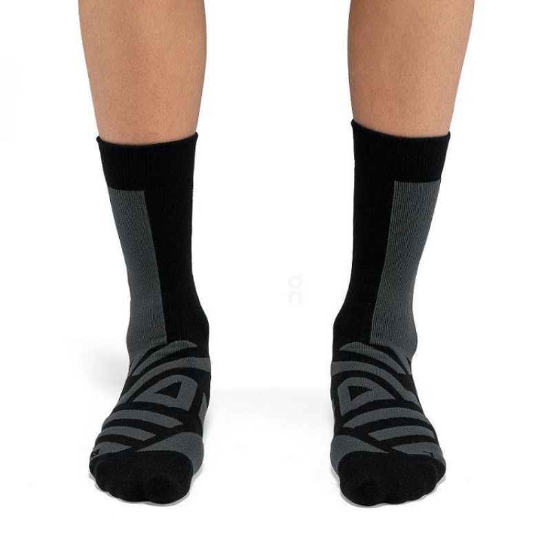 Calcetines On Cloud Performance High Hombre Black | UY_ON9070